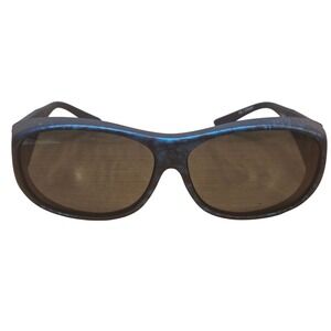 Vintage Glasses Blue Ink Cocoons polarized fitover Flex2Fit Slimline Sunglasses